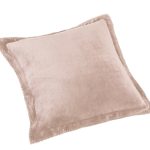 Κουβέρτα Velvet Pudra 160x220 δύο όψεων + Δώρο Μαξιλαράκι Διακοσμητικό 45x45