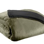 Σετ 2τμχ Κουβέρτα Velvet Khaki 160x220