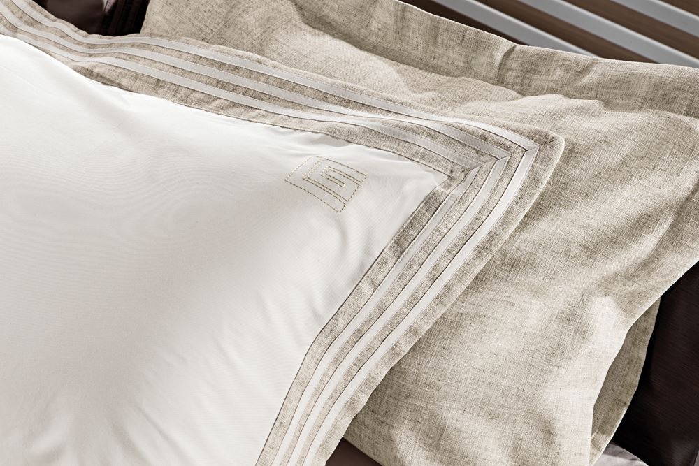 Μαξιλαροθήκες Oxford Linen Natural 50×70