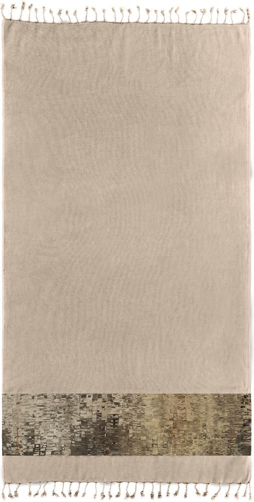 Πετσέτα Θαλάσσης Pestemal 6 Beige 90×170