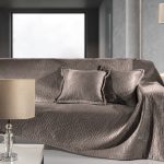 Ριχτάρι Avon Choco 170x250 (Διθέσιος) + Διακοσμητικό Μαξιλάρι 40x40+3