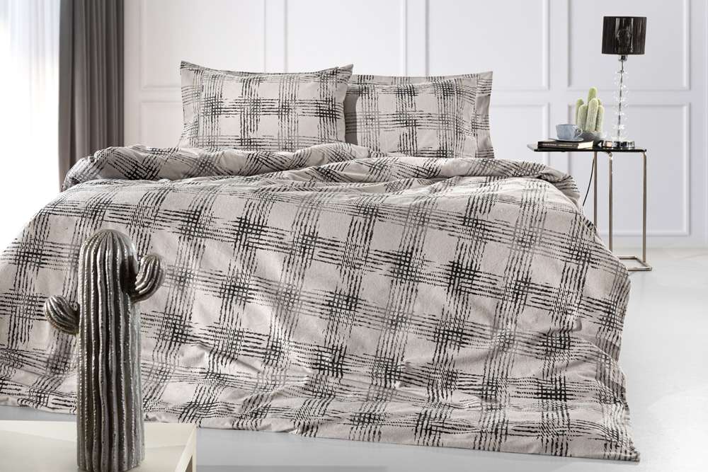 Σετ 3τμχ Σεντόνια Mezzo Natural Flannel 170×265