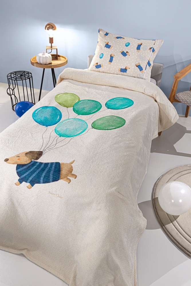 Κουβέρτα Ultrasoft Pet Blue 160x220