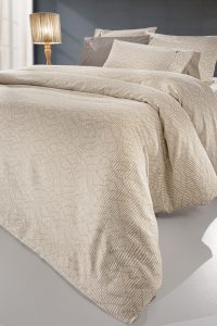 Σετ 3τμχ Σεντόνια Brenta Camel Flannel 170x265