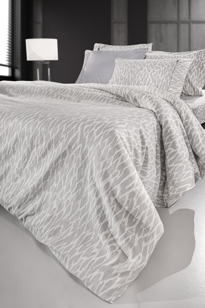 Σετ 4τμχ Σεντόνια Magma Silver Flannel 270×265