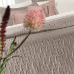 Σετ 3τμχ Κουβερλί Ruby Taupe 240x250